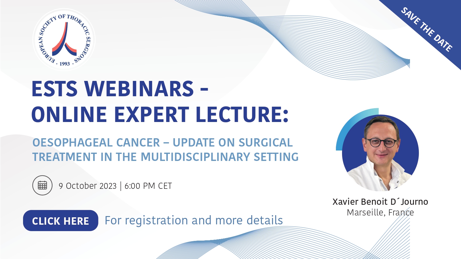 ESTS Webinar: Esophageal cancer - update on surgical treatment in the multidisciplinary setting