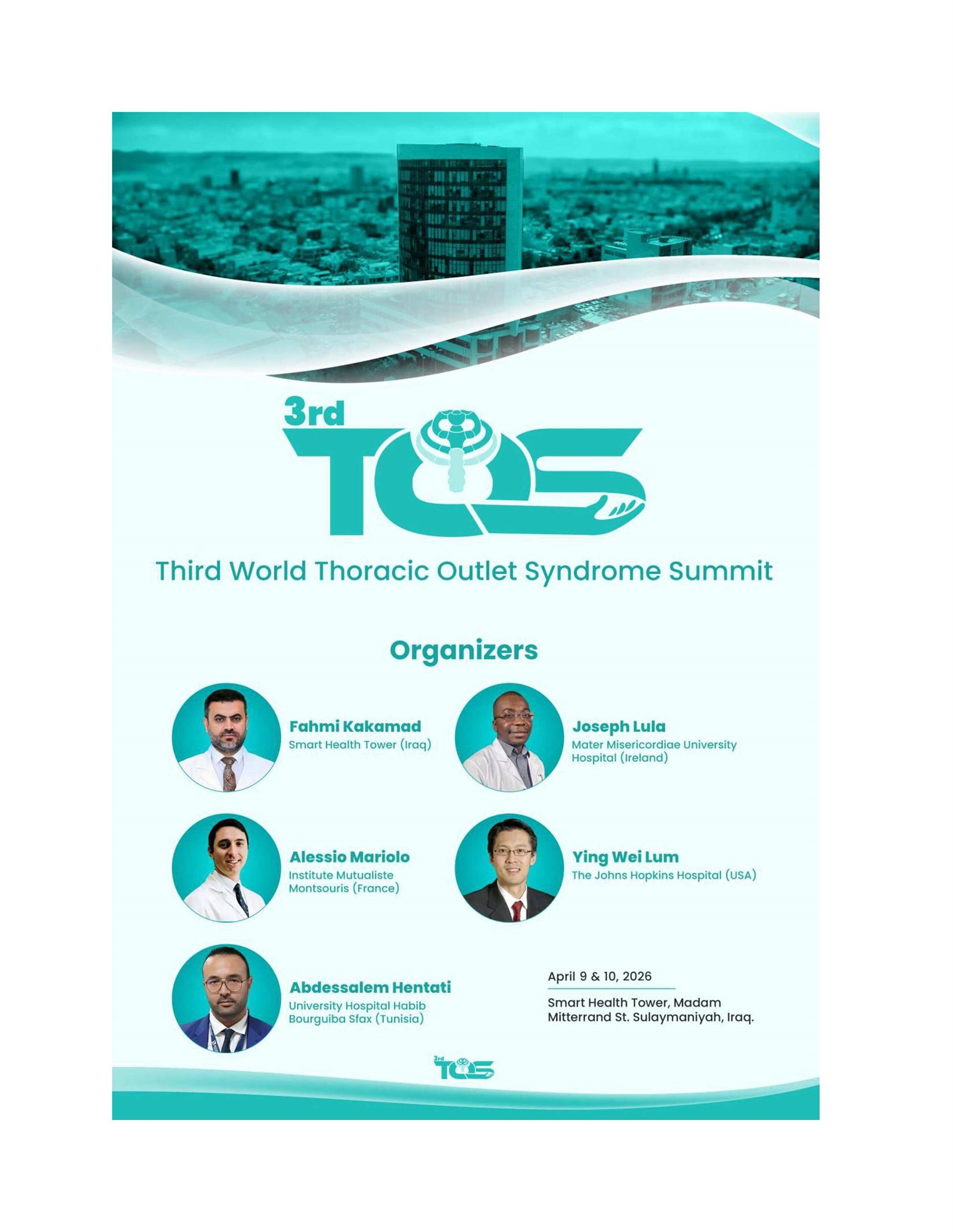 Third World Thoracic Outlet Syndrome (TOS) Summit – Endorsed by ESTS