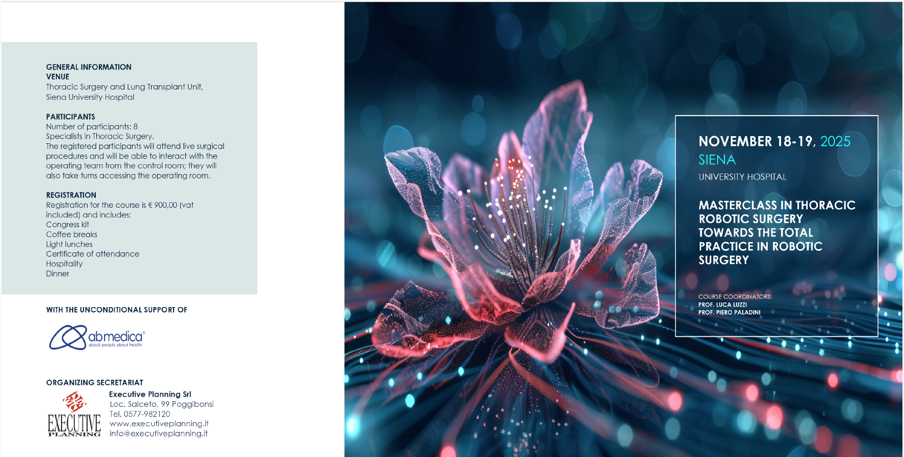 Masterclass in Thoracic Robotic Surgery: Towards the Total Practice in Robotic Surgery 