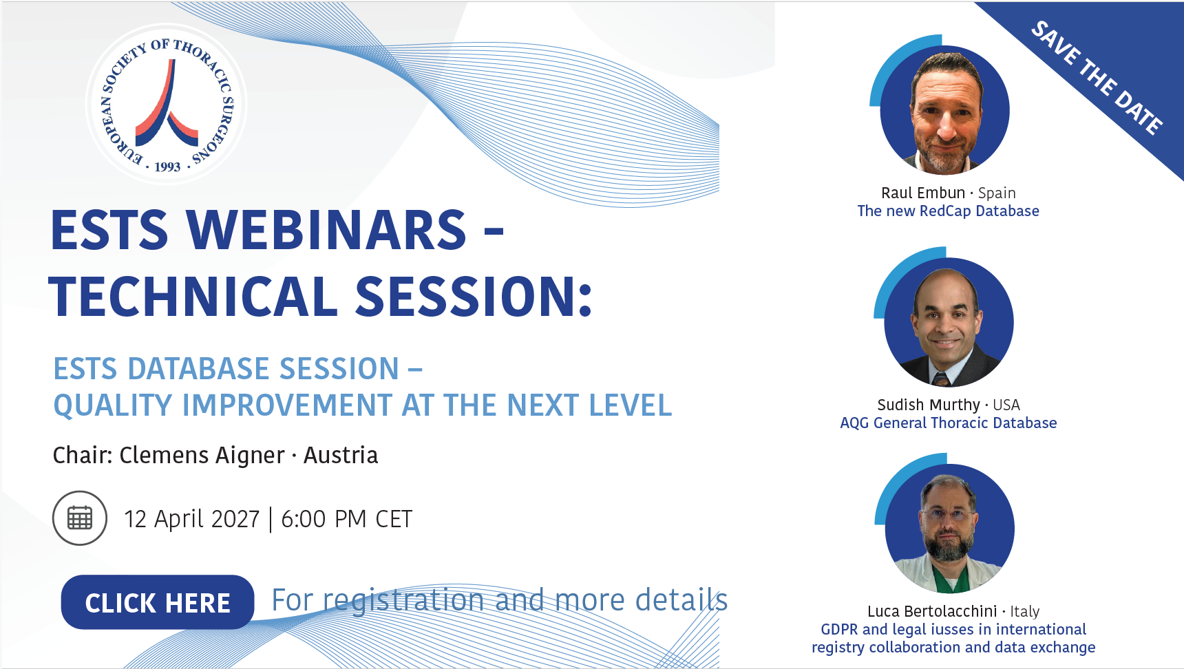 ESTS Webinar | ESTS Database Session – Quality Improvement at the Next Level