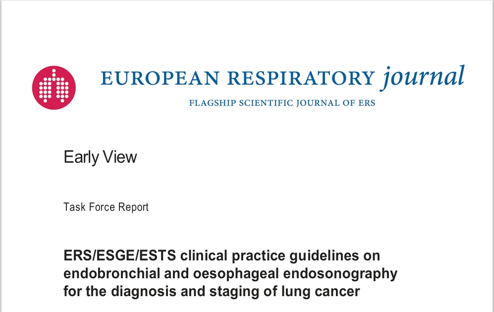 New ERS/ESGE/ESTS Guideline Advances Endosonography in Lung Cancer Diagnosis and Staging image