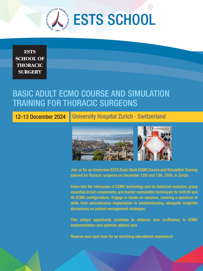 (Course now full): Basic Adult ECMO Course and Simulation for Thoracic Surgeons image