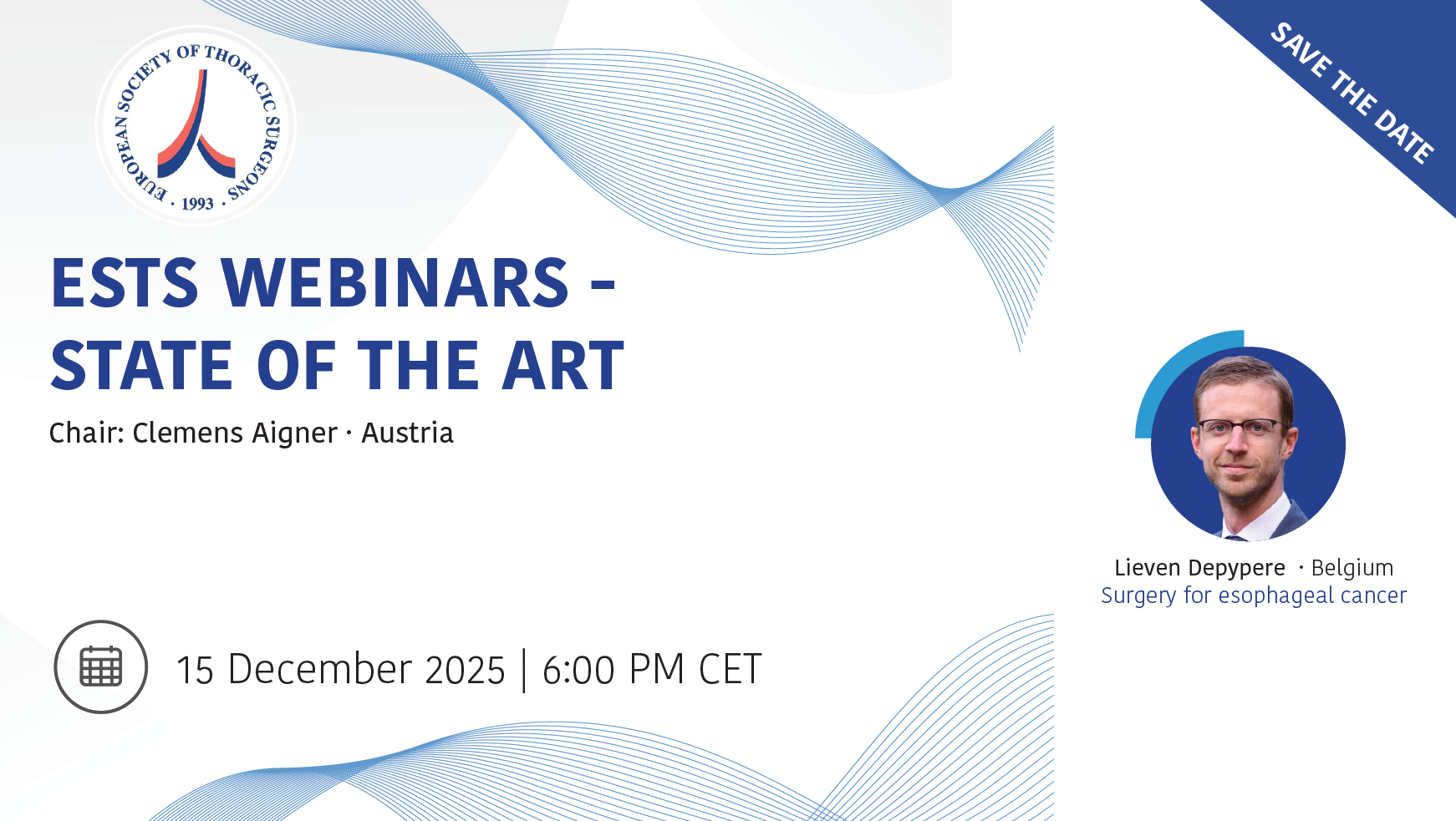 ESTS Webinar: Surgery for Esophageal Cancer – State of the Art image