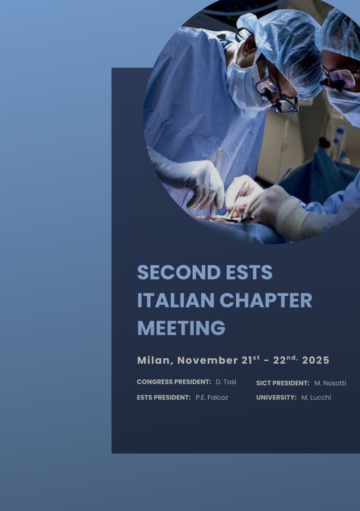 Second ESTS Italian Chapter Meeting – Registration Now Open image