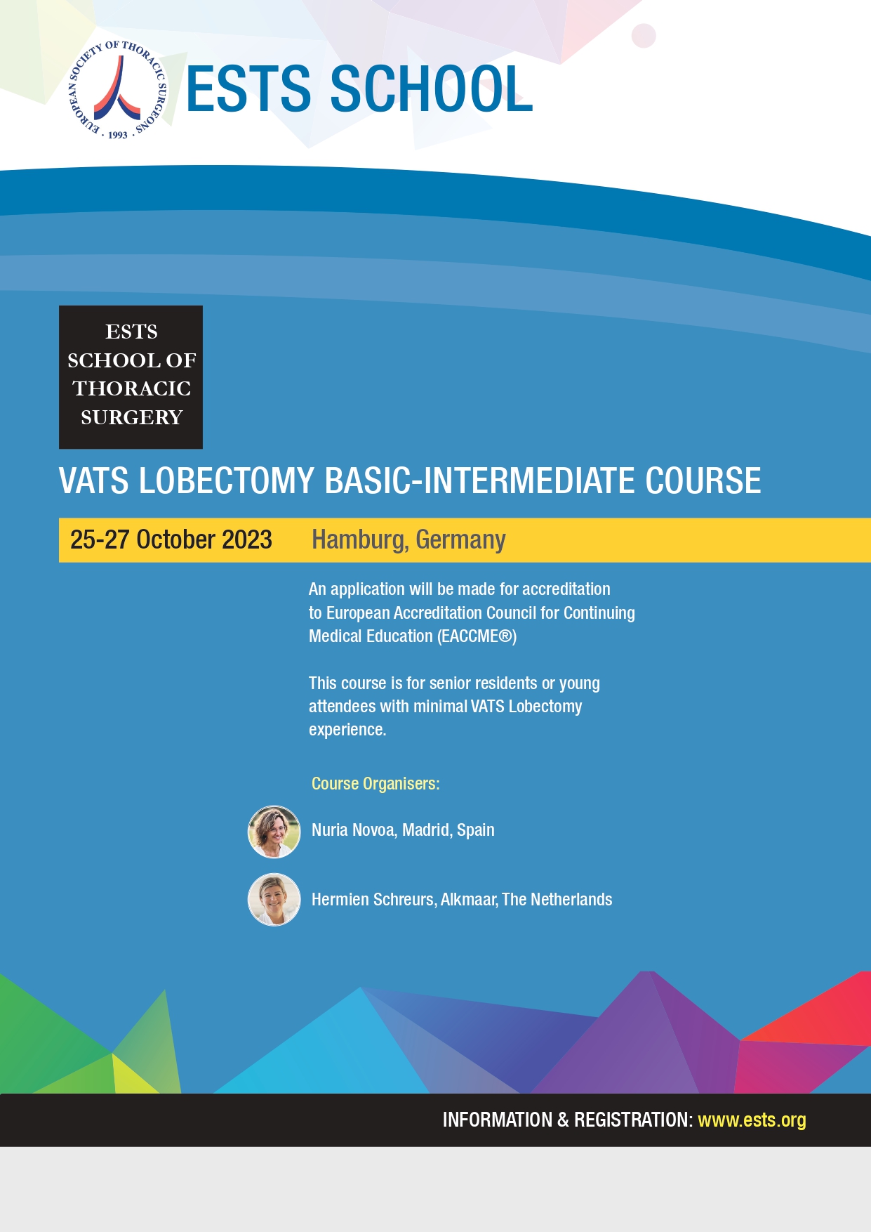 Registration now Open for ESTS VATS Lobectomy Basic Intermediate Course image
