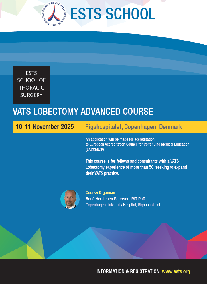 Register Now - ESTS VATS Lobectomy Advanced Course