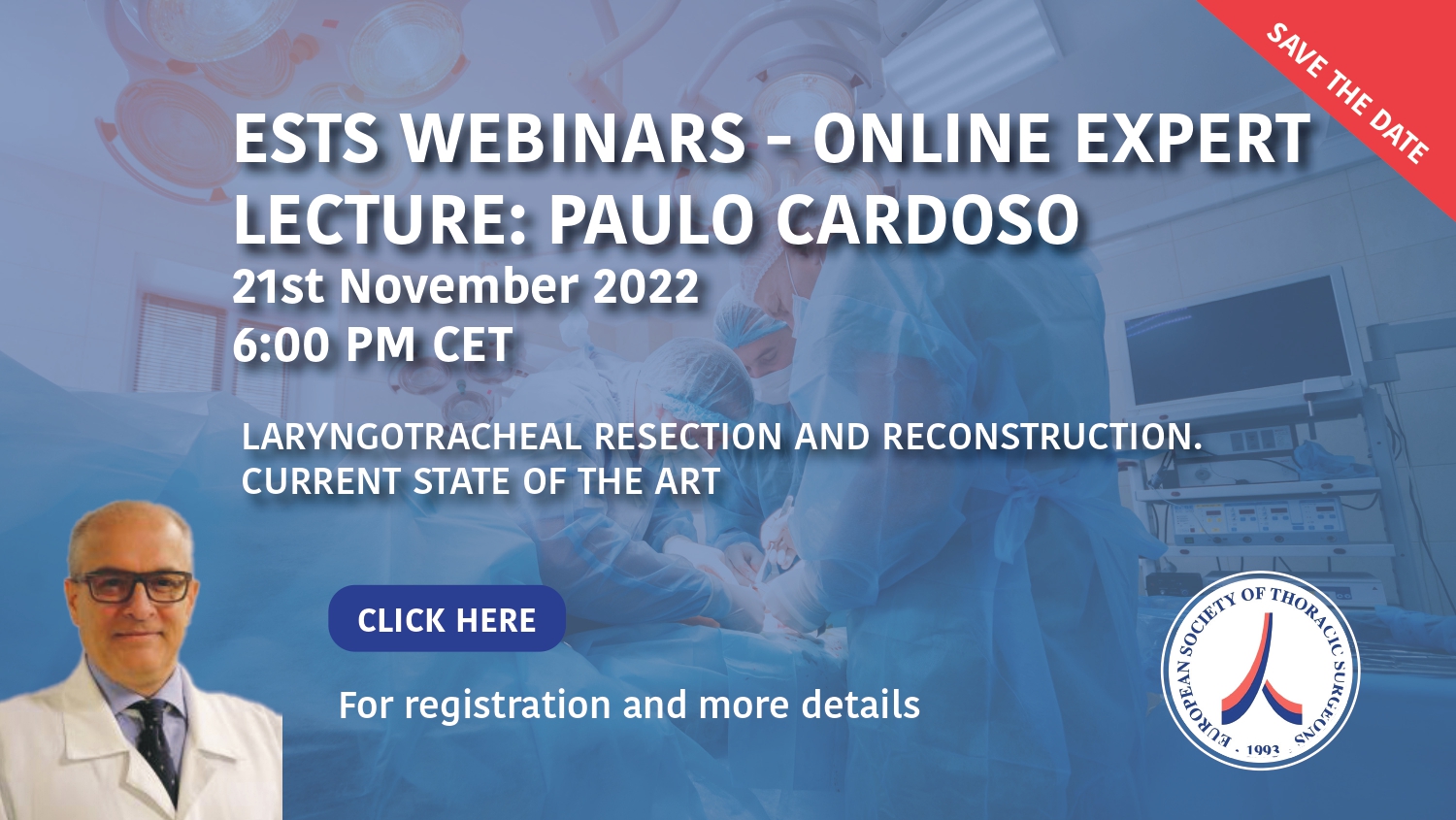 Watch the Replay of Webinar: Laryngotracheal Resection and Reconstruction - Current State of the Art image
