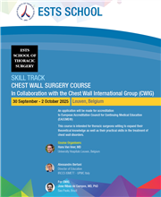 Registration open: Chest Wall Surgery Course
