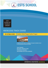 Registration Open for ESTS Knowledge Track Course, Prague, Czech Republic 20-24 March 2023