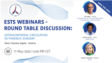 ESTS Webinar: Extracorporeal Circulation in Thoracic Surgery