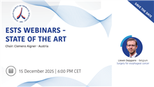 ESTS Webinar: Surgery for Esophageal Cancer – State of the Art